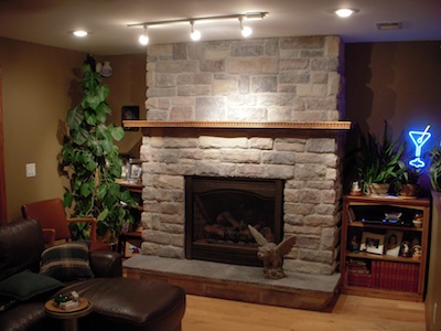 fireplace remodel