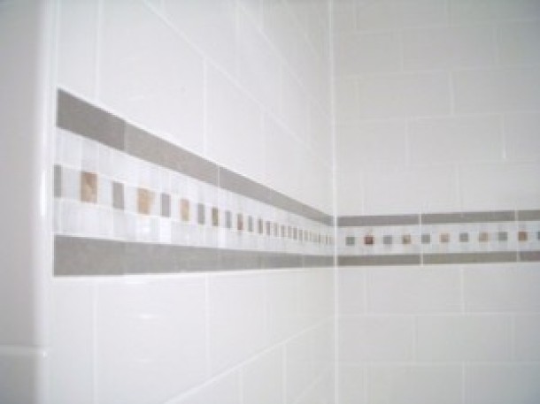 Shower tile installation