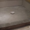 completed shower pan